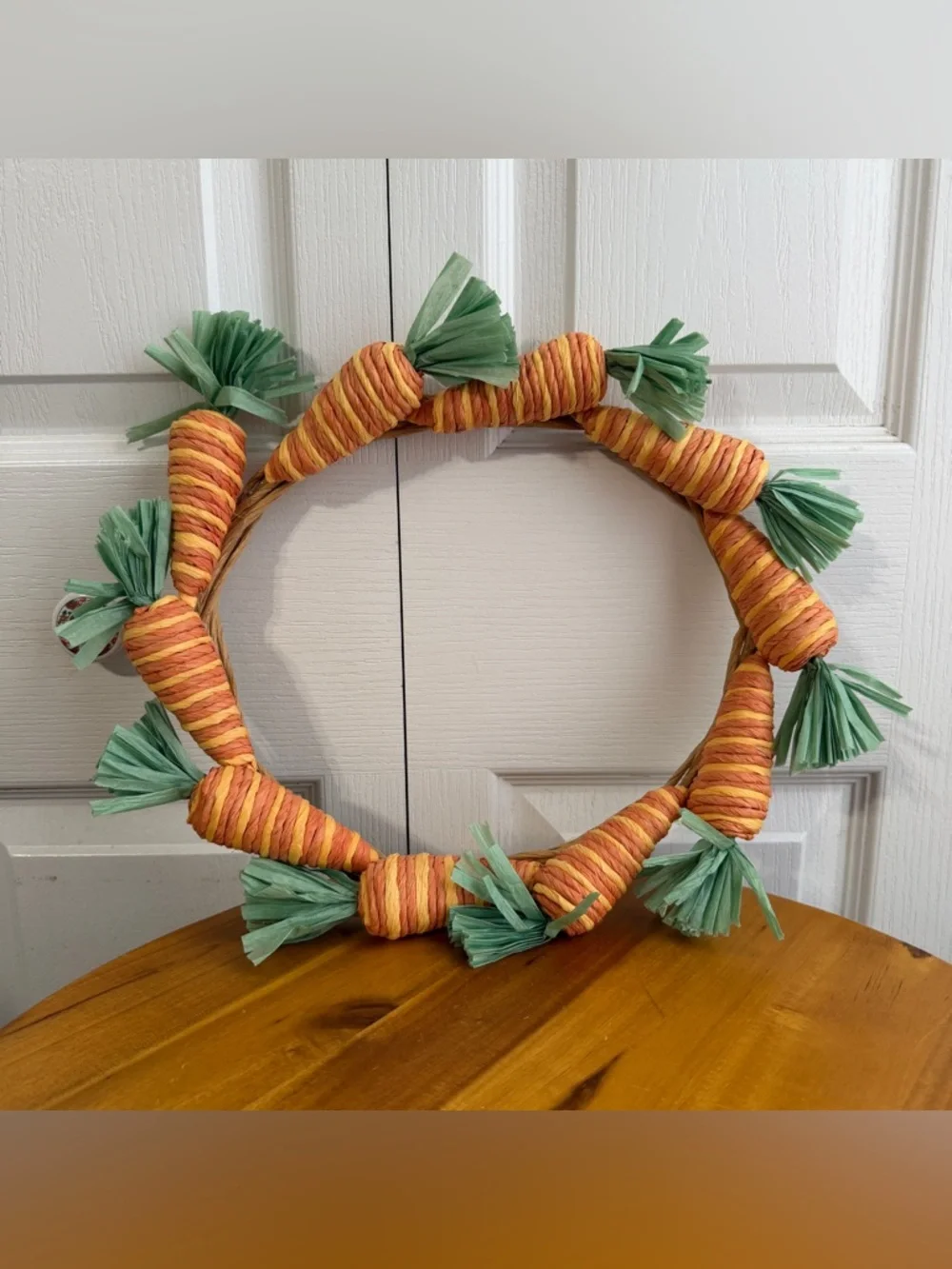 Easter carrot 12‎ inch wreath